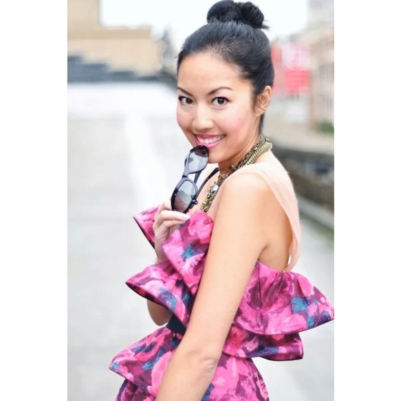 Rare! Lanvin for H&M tiered floral dress - Size 6 - Picture 5 of 8